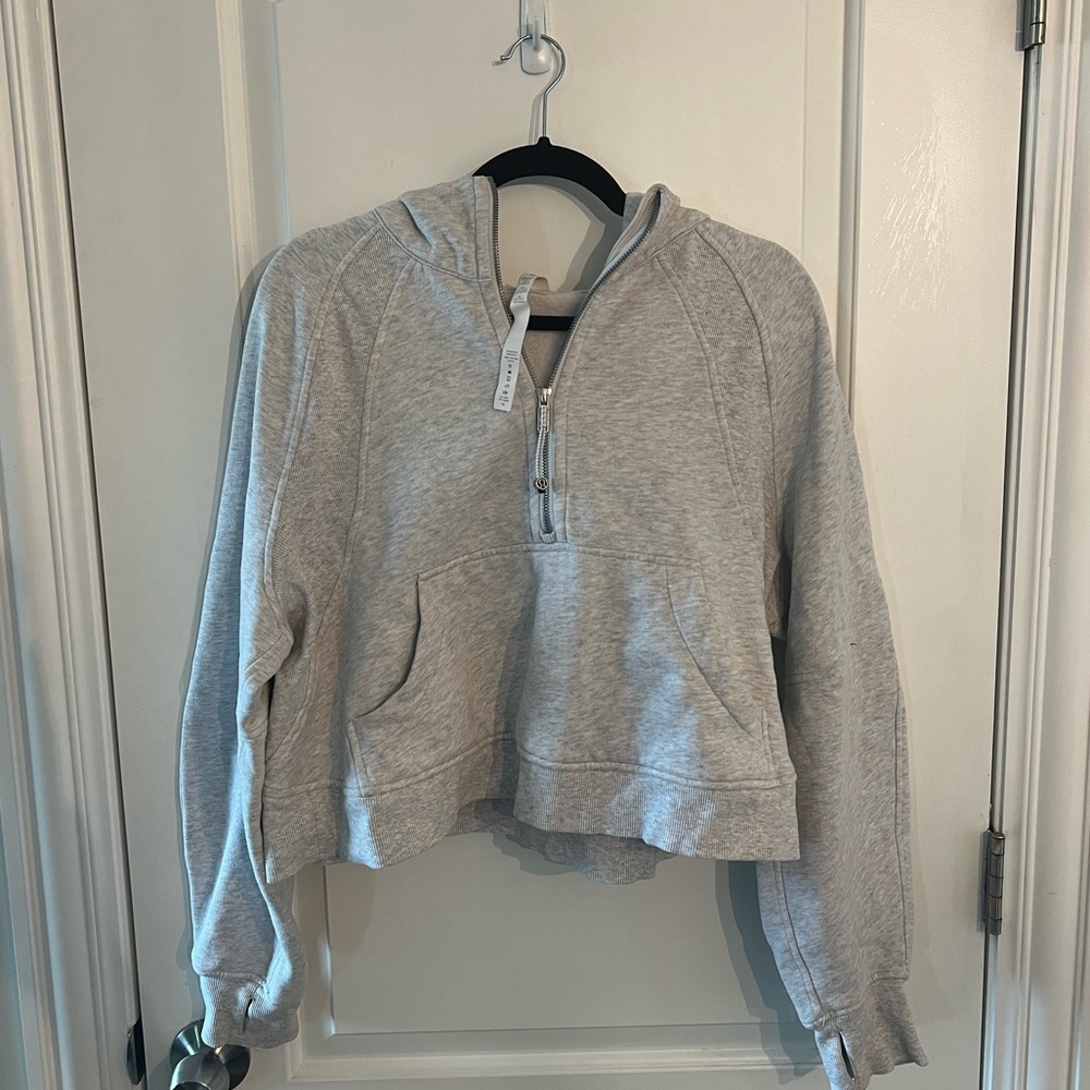 Lulu Lemon Scuba oversized half zip.